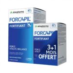 FORCAPIL - Cheveux et ongles - Formule fortifiante - 3+1 mois offert