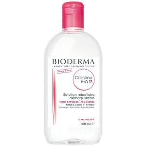 Créaline H2O TS - Solution micellaire démaquillante - 500ml