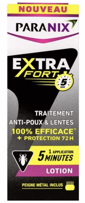 PARANIX Extra Fort - Lotion Traitement Anti-Poux et Lentes - 100ml