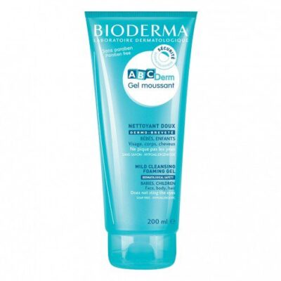 Gel moussant - Nettoyant doux - Visage, corps, cheveux - 200ml