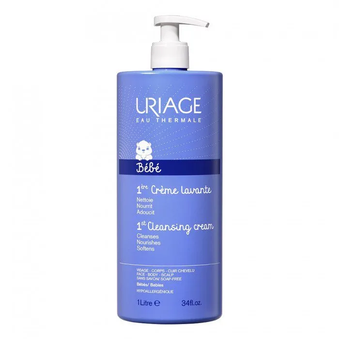 Uriage eau thermale - Bébé - 1ère crème lavante - Nettoie, nourrit, adoucit