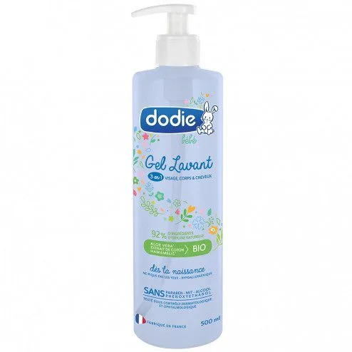 Gel lavant 3en1 - Visage, corps et cheveux - 500ml