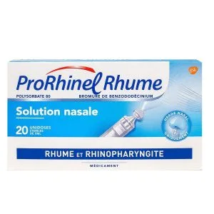 SOLUTION Prohinel Rhume et Rhinopharyngite Nasale Prorhinel 5ml