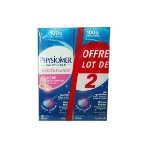 SANOFI - Hygiène du nez - Bébé micro-diffusion dès 1 mois - Lot de 2 x 115ml