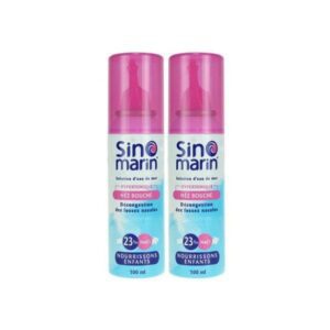 Sino marin - Hypergtonique pour nez bouché - Nourrissons, enfants - Lot de 2 x 100ml