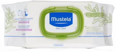 Lingettes nettoyantes à l'huile d'olive - 50 lingettes