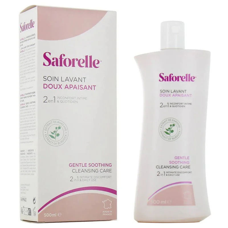 Saforelle - Soin lavant doux Irritations & quotidien 500ml