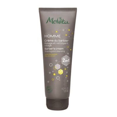HOMME - Crème du barbier - Rasage et nettoyant visage - 125ml