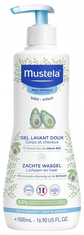Mustela - Gel Lavant Doux à l'Avocat 500 ml