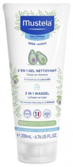 Mustela- Gel Nettoyant 2en1 à l'Avocat 200 ml
