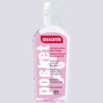 Assanis pocket - Gel hydroalcoolique sans rinçage pour les mains - Amande - 80ml