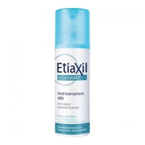 ETIAXIL - Déodorant spray anti-transpirant - Protection 48h - Peaux sensibles - 100ml