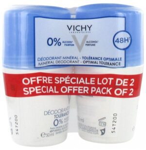 Déodorant minéral - Tolérance optimale - Lot de 2 x 50ml