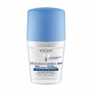 Déodorant minéral 48H - 0% d'alcool - Confort peau sensible - 50ml
