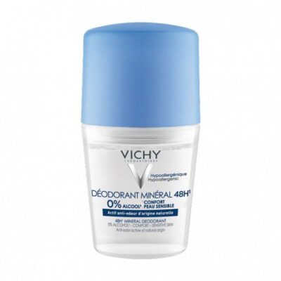 Déodorant minéral 48H - 0% d'alcool - Confort peau sensible - 50ml