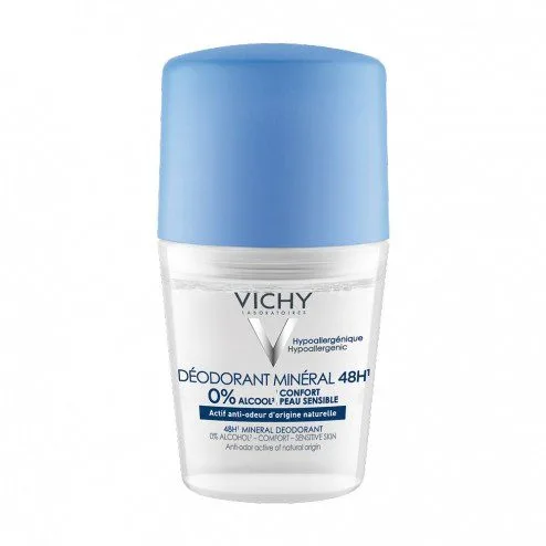 Déodorant minéral 48H - 0% d'alcool - Confort peau sensible - 50ml