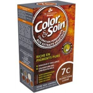 Color & soin - Riche en pigments purs - 7C - Blond terre cuivré - 135ml