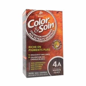 Color & soin - Riche en pigments purs - 4A - Marron glacé - 135ml