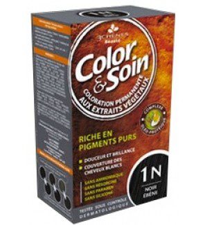 Color & soin - Riche en pigments purs - 1N - Noir ébène - 135ml