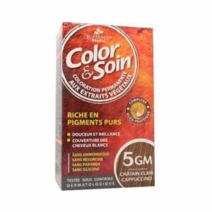 Color & soin - Riche en pigments purs - 5GM - Châtain clair cappuccino - 135ml