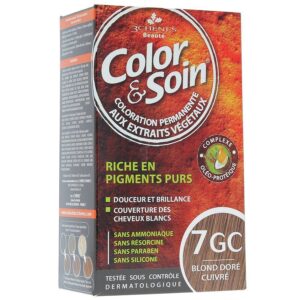 Color & soin - Riche en pigments purs - 7GC - Blond doré cuivré - 135ml