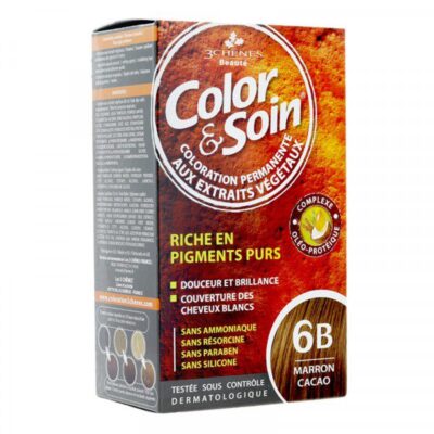 Color & soin - Riche en pigments purs - 6B - Marron cacao - 135ml