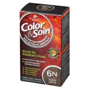Color & soin - Riche en pigments purs - 6N - Blond foncé - 135ml