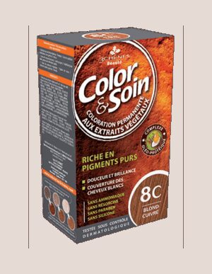Color & soin - Riche en pigments purs - 8C - Blond cuivré - 135ml