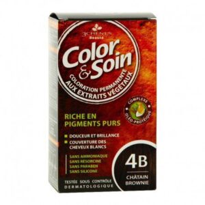 Color & soin - Riche en pigments purs - 4B - Châtain brownie - 135ml