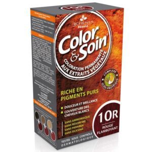 Color & soin - Riche en pigments purs - 10R - Rouge flamboyant - 135ml