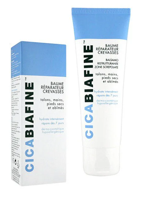CICABIAFINE - Baume réparateur crevasses - Talons, mains, pieds secs et abimés - 50ml