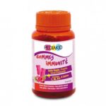 Pediakid - Gommes immunité - Arôme naturel framboise - 60 oursons