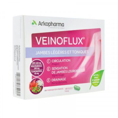 Veinoflux - Jambes légères et toniques - 30 gélules
