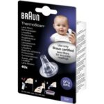 Braun - Hygiene Caps - Embouts Jetables pour ThermoScan - Boîte De 40
