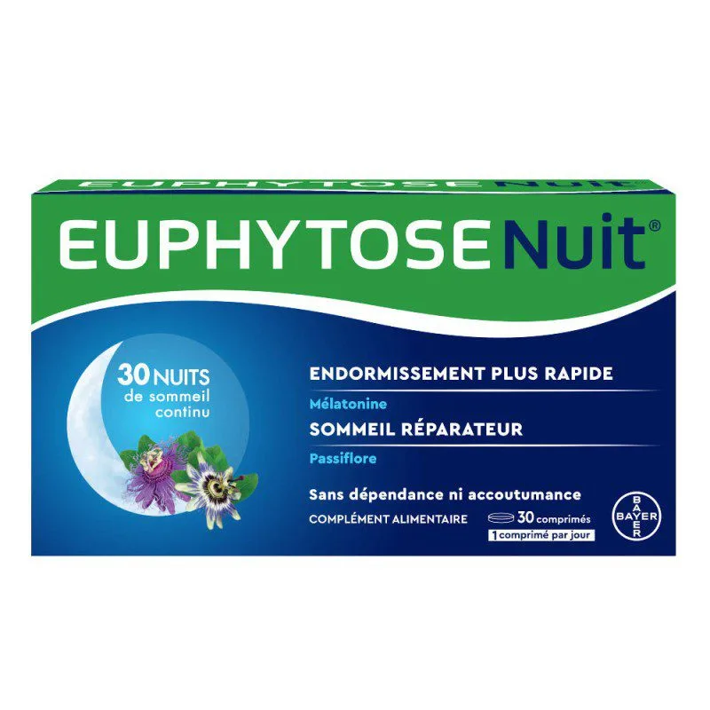 Euphytose - Sommeil nuit - 30 comprimés