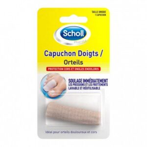 Capuchon doigts / Orteils - Protection cors et ongles endoloris - Soulage immédiatement - 1 capuchon