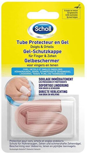 Tube protecteur en gel - Doigts et orteils - Soulage immédiatement les pressions et frottements