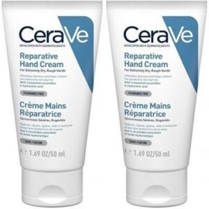Cerave - Crème mains réparatrice - Lot de 2 x 50ml