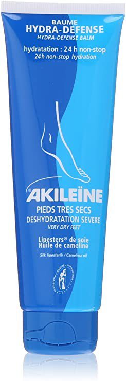 Akileïne - Baume hydra-défense - Pieds très secs - Hydratation 24h non-stop - 125ml