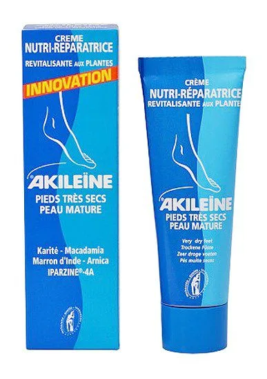 Akileïne - Crème nutri-réparatrice revitalisante - Pieds très secs et peau mature - 50ml