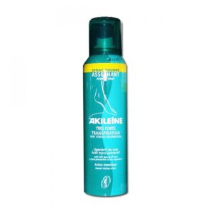 Akileïne - Spray poudre asséchant - Très forte transpiration - Action immédiate - 150ml