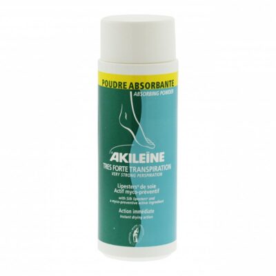 Akileïne - Poudre absorbante - Très forte transpiration - Action immédiate - 75g