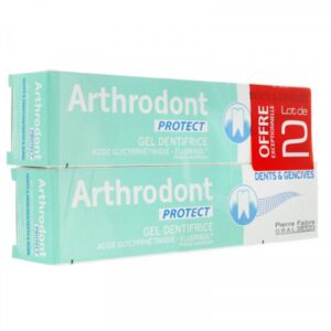 Arthrodont protect - Dents et gencives - Gel dentifrice - Lot de 2 x 75ml