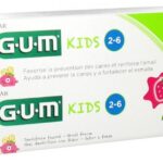 GUM kids - (2-6 ans) - Aide à la prévention des caries - Goût fraise - Lot de 2 x 50ml