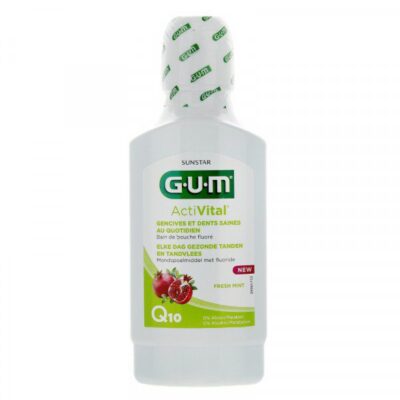 GUM ActiVital - Gencives et dents saines au quotidien - Bain de bouche fluoré - 300ml