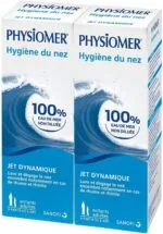 Physiomer - Hygiène du nez - Jet dynamique - Adulte / Enfants - Rhume / Rhinite - Lot de 2 x 135ml