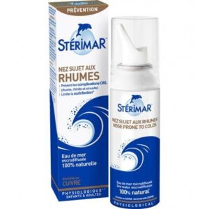 Stérimar - Nez sujet aux rhumes - Prévention - Enrichie en cuivre - 100ml