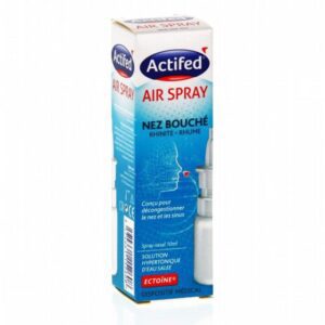 Air spray - Nez bouché - Rhnite / Rhume - Conçu pour décongestionner le nez et les sinus - 10ml