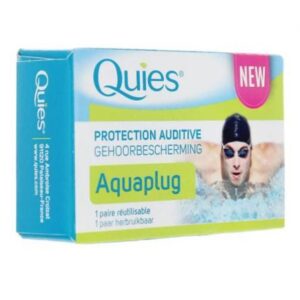 Quies - Protection auditive - Aquaplug - 1 paire réutilisable