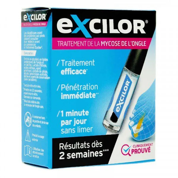 Excilor - Traitement de la mycose de l'ongle - Traitement efficace